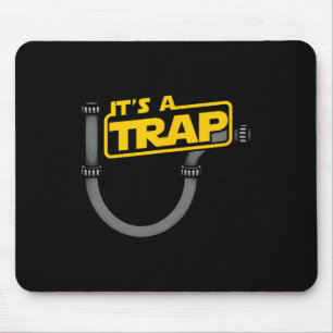 Funny Plumbing Klempner Shirt - Seine A Falle Mousepad