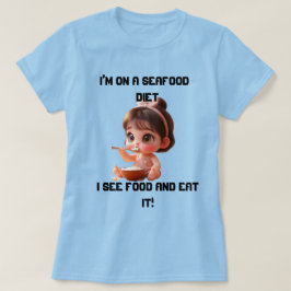 Funny Plus T - Shirt | Ich sehe Essen und Essen