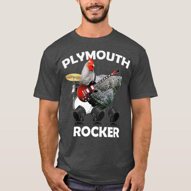 Funny Plymouth Rock Chicken  Hen Humor  Gift T-Shirt (Vorderseite)