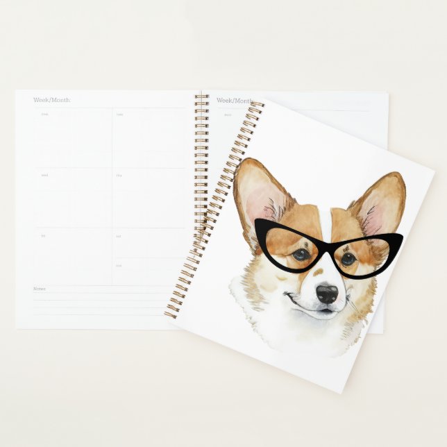 Funny Pmbroke welsh corgi Planer (Anzeige)