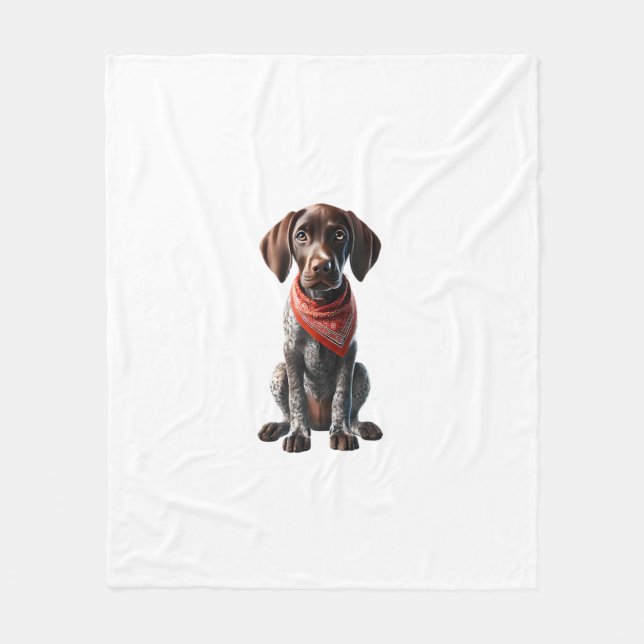 Funny Pointer Shirt Zeiger Mama Vater Dog Lover Po Fleecedecke (Vorderseite)