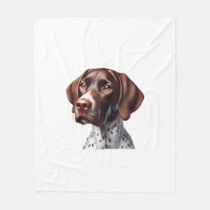 Funny Pointer Shirt Zeiger Mama Vater Dog Lover Po Fleecedecke