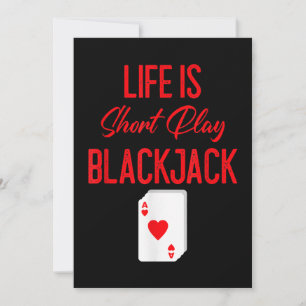 Funny Poker Das Leben ist ein Kurzer Blackjack