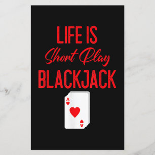 Funny Poker Das Leben ist ein Kurzer Blackjack