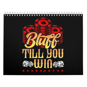 Funny Poker I Liebe Poker Bluff bis Sie gewinnen Kalender
