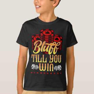 Funny Poker | I Liebe Poker Bluff bis Sie gewinnen T-Shirt
