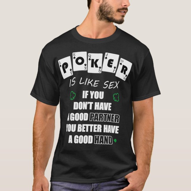 Funny Poker ist wie Se Gambler-Geschenk  T-Shirt (Vorderseite)