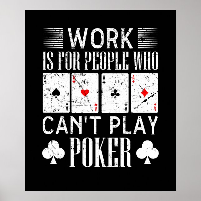 Funny Poker Kunstmuseum Spielzimmer Casino Poster (Vorne)
