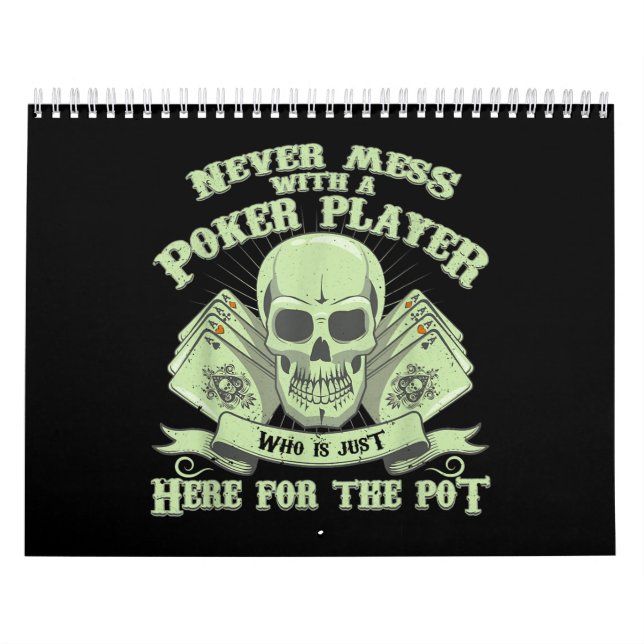 Funny Poker | Nie mit dem Poker-Player durchstöber Kalender (Titelbild)