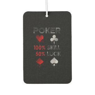 Funny Poker Poker 100 % Qualifikation und 50 % G Autolufterfrischer