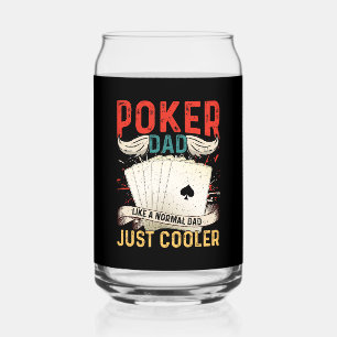 Funny Poker Vater Art Dosenglas