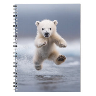Funny Polar Bear Cub Notizblock