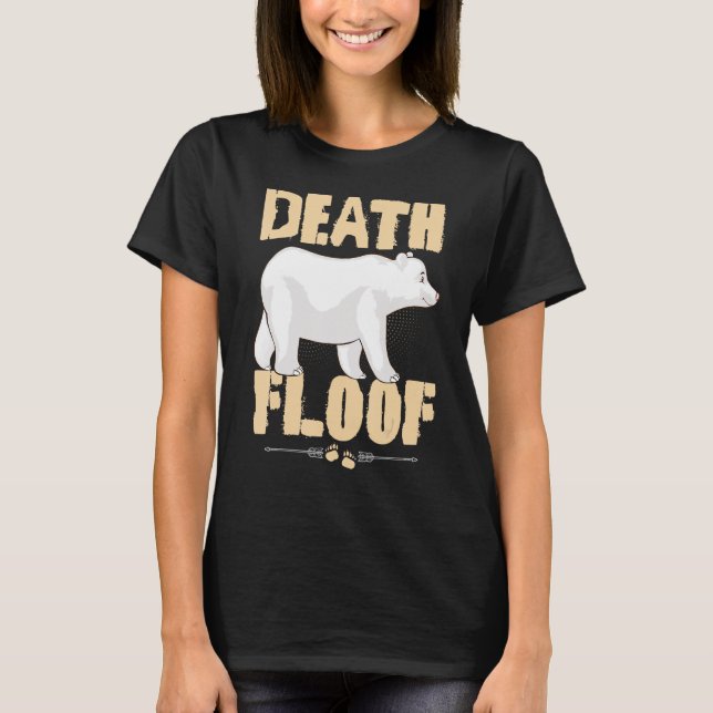 Funny Polar Bear Death Floor Meme T-Shirt (Vorderseite)