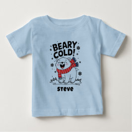 Funny Polar Beary Cold Weihnachten Baby T-shirt