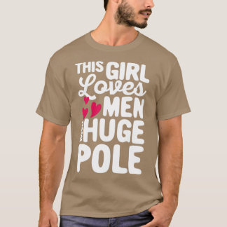 Funny Pole Vault Pole Gewölbe riesige Pole T-Shirt