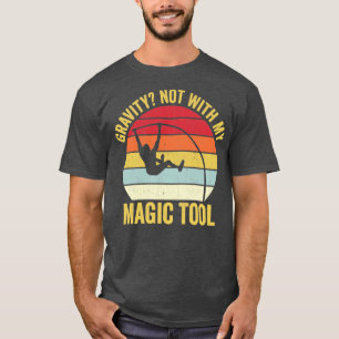 Funny Pole Vault Pole Vaulaging Gravity Retro T-Shirt
