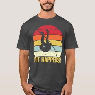 Funny Pole Vault Pole VaulingPIT passiert Retro T-Shirt
