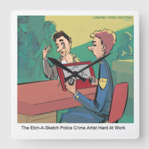 Funny Police Crime Sketch Artist Rick London Uhr