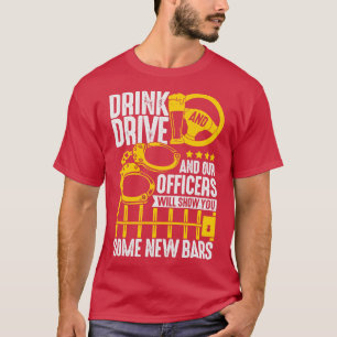 Funny Police Officer Inspector Job Sheriff Geschen T-Shirt