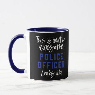 Funny Police Officer Phantastisch Police Vater und Tasse