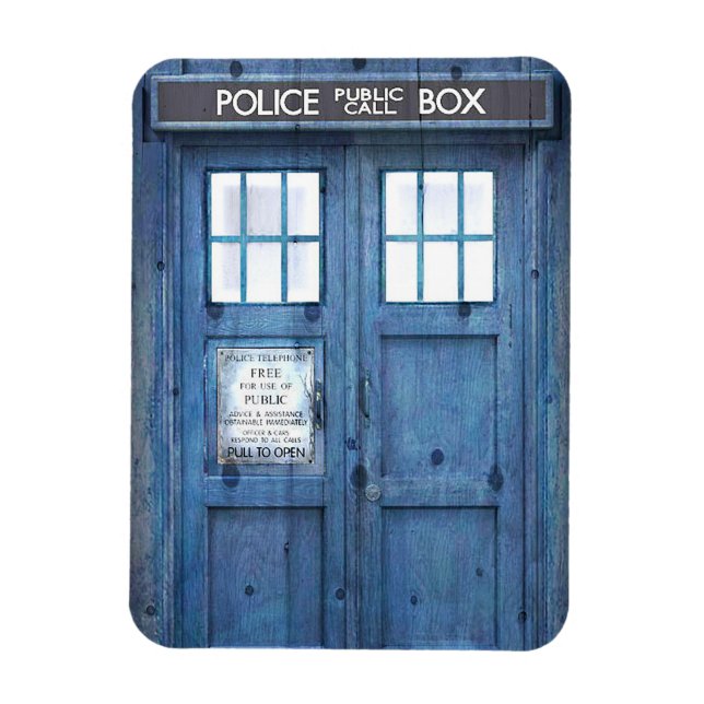 Funny Police phone Public Call Magnet (Vertikal)