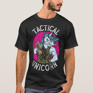 Funny Police Tactical Unicorn for Military Law Enf T-Shirt
