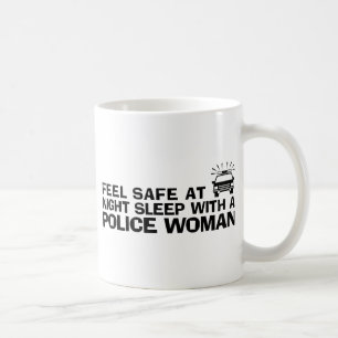 Funny Police Woman Tasse