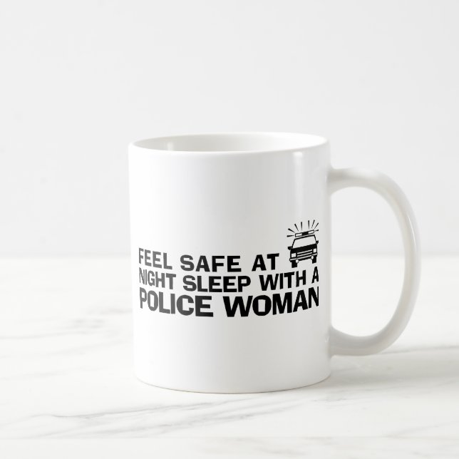 Funny Police Woman Tasse (Rechts)