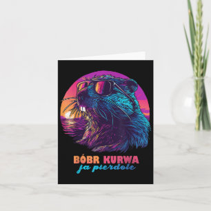 Funny Polish Beaver Meme - Bobr Bober Kurwa Ja Pie Karte