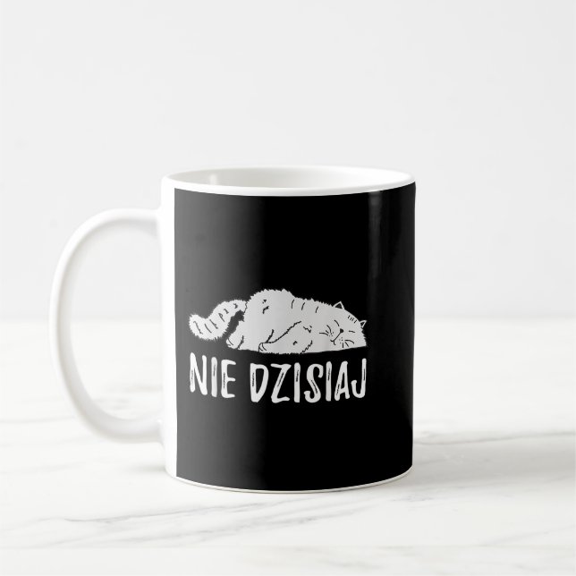 Funny Polish Cat Poland Polska Kaffeetasse (Links)