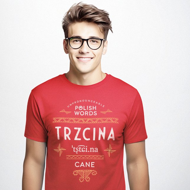 Funny Polish Language Gifts Cane T - Shirt (Funny Polish Language Gifts Cane T-Shirt)