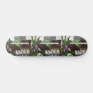 Funny Political Joest Forest Climate Change Satire Skateboard