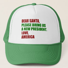 Funny Political New President for Christmas Truckerkappe