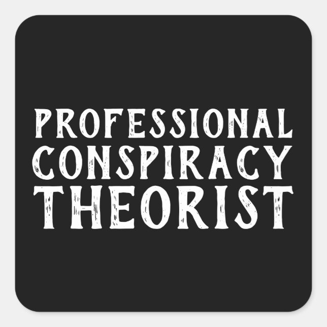 Funny Political Quadratischer Aufkleber (Vorderseite)