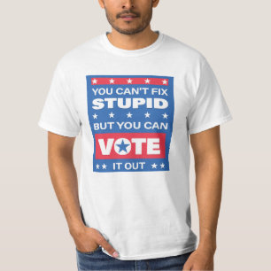 Funny Political T - Shirt   Du kannst den Dummkopf