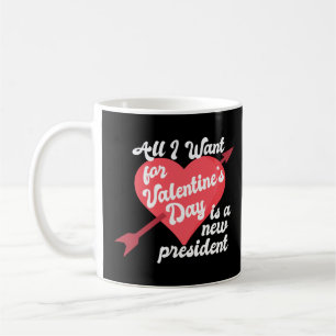 Funny Political Valentine's Day Anti Trump Kaffeetasse