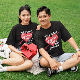 Funny Political Valentine's Day Anti Trump T-Shirt