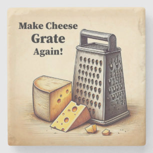 Funny Political Yellow Steinuntersetzer