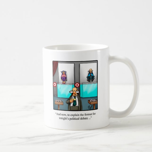 Funny Politikerin Spaß Tasse Geschenk (Rechts)