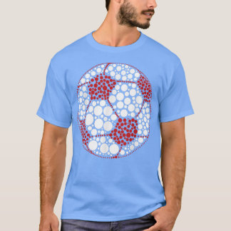 Funny Polka Dot Soccer Lover Player International T-Shirt