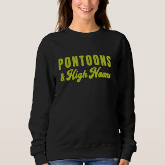Funny Pontoon Boat, Summer Vacation Party, See Ri Sweatshirt