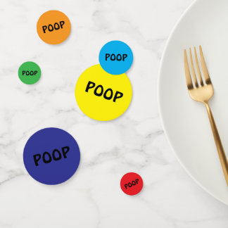 Funny Poo Konfetti