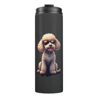 Funny Poodle Animal Lover Dogs Graphic Cute Dog Ow Thermosbecher