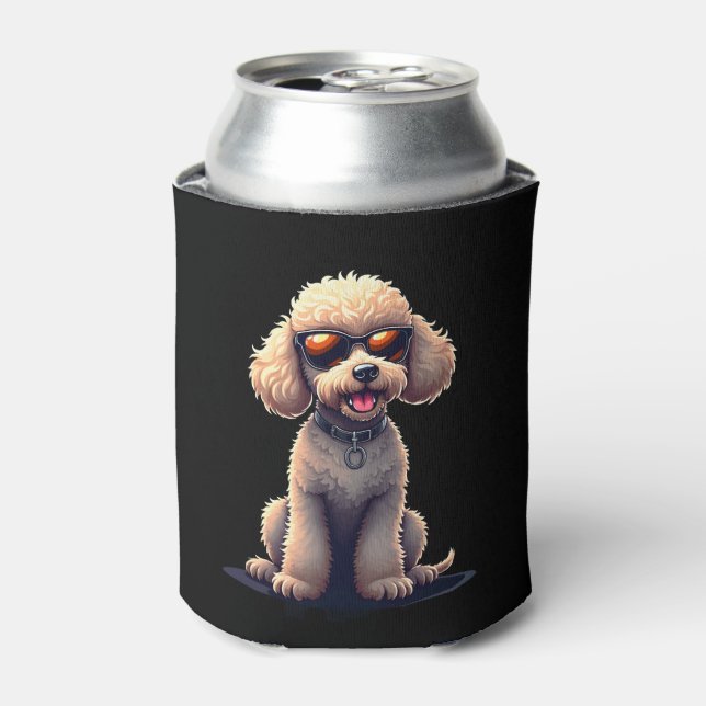 Funny Poodle Animal Lover Hunde Graphic Niedlich D Dosenkühler (Kanne Vorderseite)