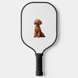 Funny Poodle Animal Lover Hunde Graphic Niedlich D Pickleball Schläger