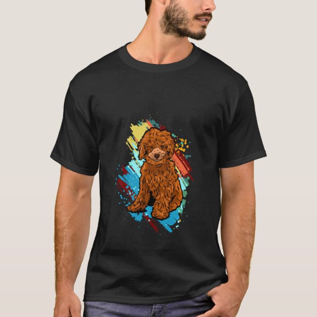 Funny Poodle Puppies Pullover (Vorderseite)