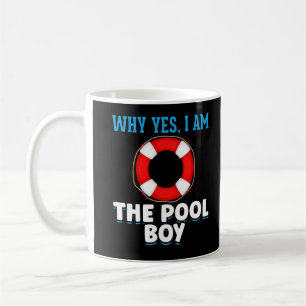 Funny Pool Boy Schwimmer Spaß Kaffeetasse