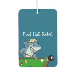 Funny Pool Hall Rebel Billiards Men's Car Autolufterfrischer