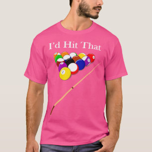 Funny Pool Hall Shark Billiards Spieler Hustler T-Shirt