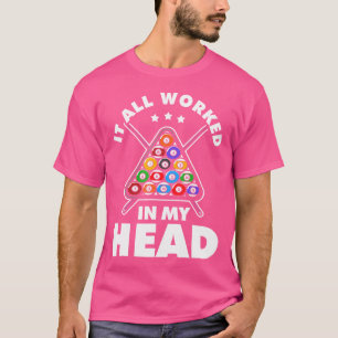 Funny Pool Lover für Frauen und Männer Billard-Spi T-Shirt